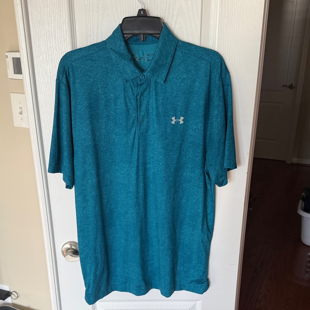 Under Armour Teal Polo Shirt